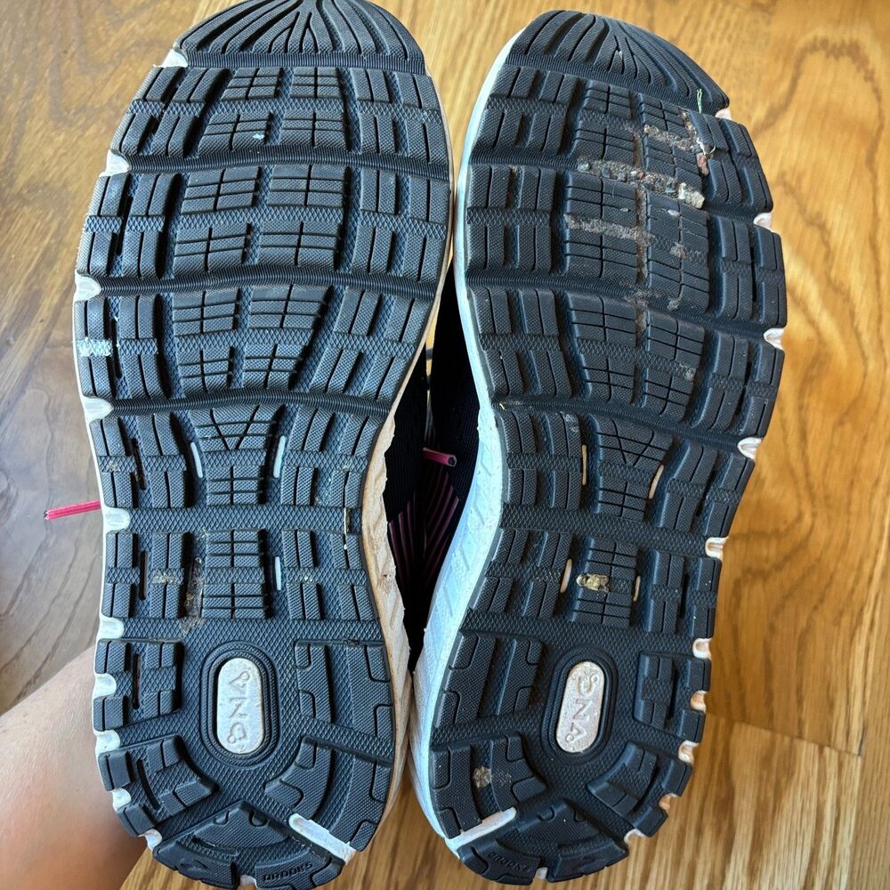 Brooks Addiction 14 Running Shoes Sneakers Women's 8 Black Pink Athletic Comfort - Picture 7 of 7